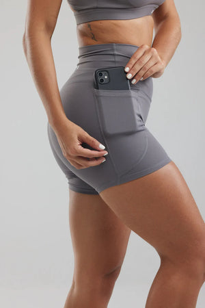 Gym Shorts Booty Grey