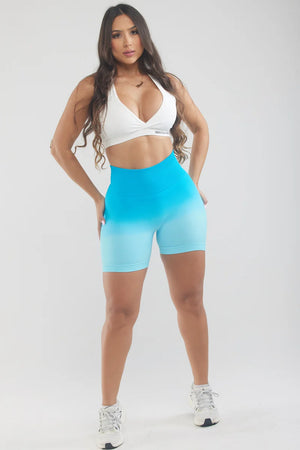 Gym Shorts Booty Light Blue