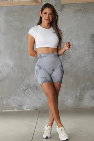 Gym Shorts Booty Light Grey