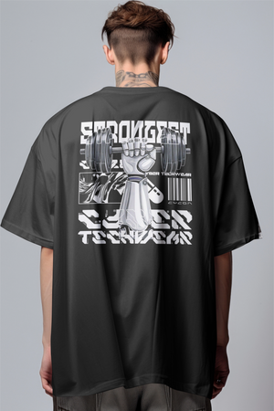 Gym T-Shirt Futuristic Oversized