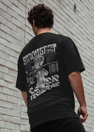Gym T-Shirt Futuristic Oversized