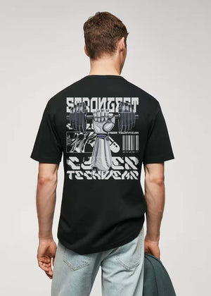 Gym T-Shirt Futuristic Oversized