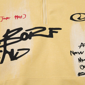 Half Zip Up Y2k hoodie