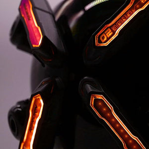 Handcrafted Cyberpunk Helmet