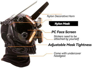 Handcrafted Cyberpunk Helmet