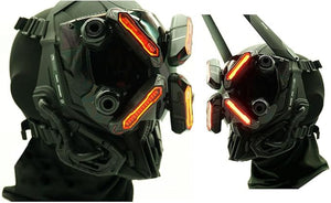 Handcrafted Cyberpunk Helmet