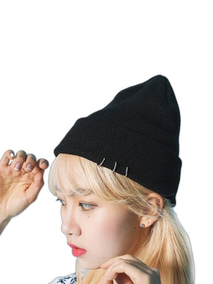 HARAJUKU BEANIE BASIC - product view on white background