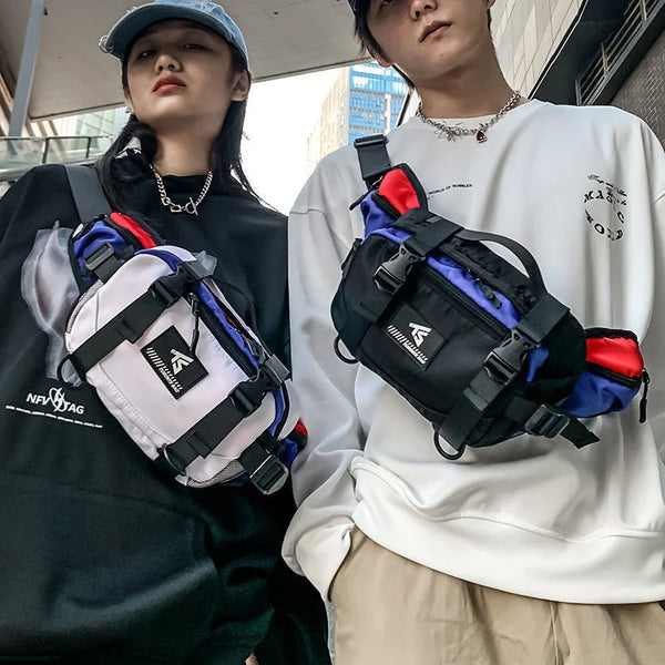 Harajuku Crossbody Sling Bag Techwear