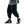 Harajuku Techwear Pants black - front view