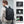 Black faceted hardshell backpack with a 17.3 inch laptop compartment