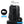Black hardshell backpack with a moulded front panel and an external USB port