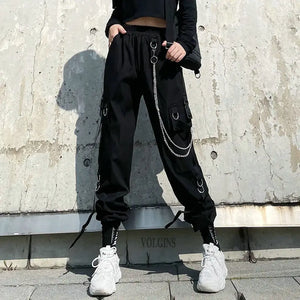 Harem Cut Out Pants