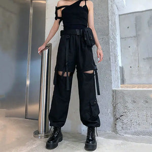 Harem Cut Out Pants