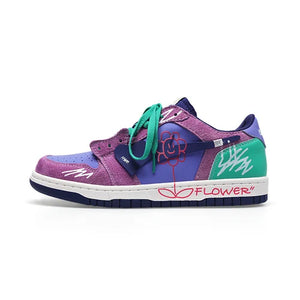 Heart Pattern Skateboard Shoes Y2K
