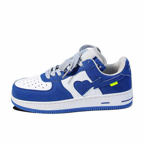 Heart Pattern Skateboard Shoes Y2K