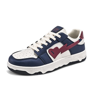 Heart Pattern Skateboard Shoes Y2K