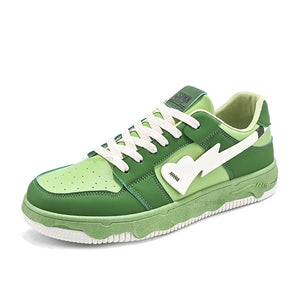 Heart Pattern Skateboard Shoes Y2K