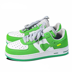 Heart Pattern Skateboard Shoes Y2K