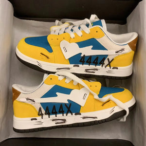 Heart Pattern Skateboard Shoes Y2K