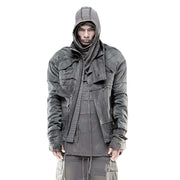 Veste cyberpunk vintage épaisse