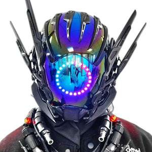 Helmet Cosplay Cyberpunk - product view on white background