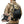 Tactical techwear backpack in nylon with external helmet net