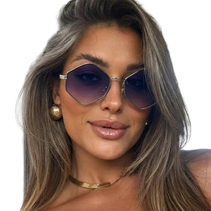 Hexagon Cyberpunk Sunglasses