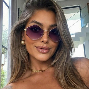 Hexagon Cyberpunk Sunglasses