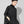 High Collar Long Sleeve Black T-shirt