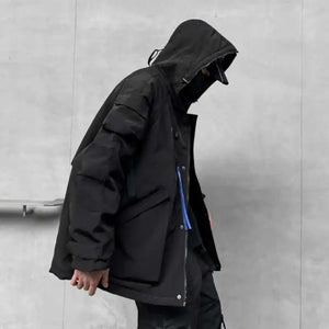 High collar Techwear Jacket