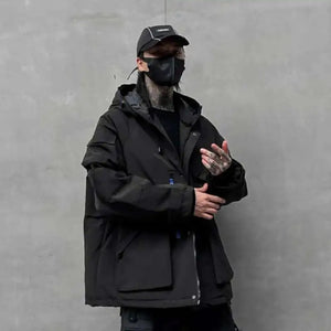 High collar Techwear Jacket