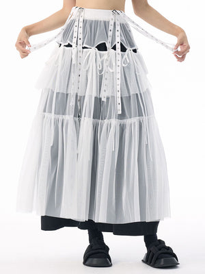 High Elastic Waist Y2K Skirt