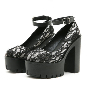 High-Heeled Y2K Shoes