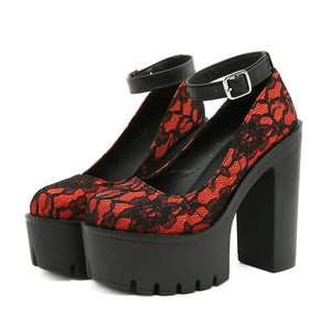 High-Heeled Y2K Shoes