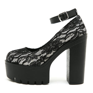 High-Heeled Y2K Shoes