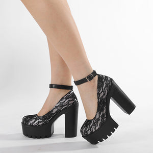 High-Heeled Y2K Shoes