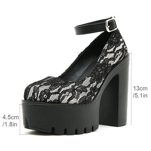 High-Heeled Y2K Shoes