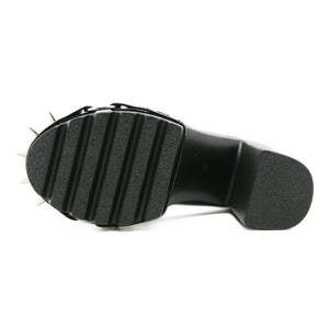 High heels Black shoes Y2K