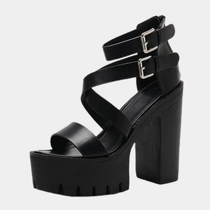 High Heels Chunky Sandals