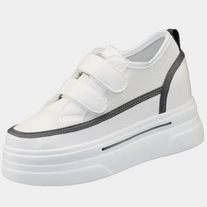 High Platform Sneakers White