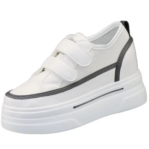 High Platform Sneakers White
