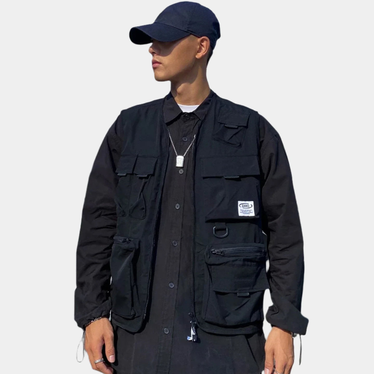 Streetwear Cargo Utility Vest