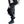 High Street Patchwork Comfortable Black Pant - product view on white background