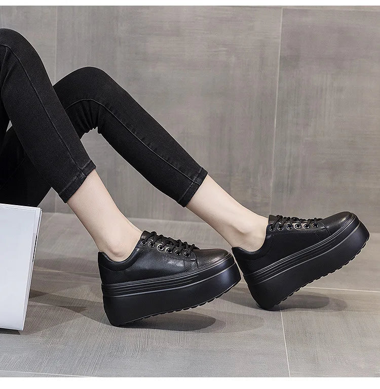 High Top Black Platform Sneakers | CYBER TECHWEAR Cyber Techwear High Top Black Platform Sneakers | CYBER TECHWEAR Cyber Techwear