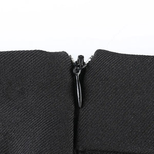 High Waist Cargo Mini Skirt