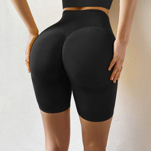 High Waist Compression Booty Shorts