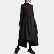 Jupe-pantalon taille haute