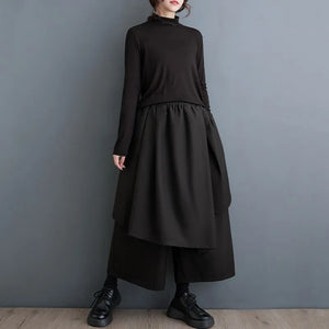 high Waist Skirt Pants