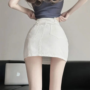 High Waisted Cargo Skirt