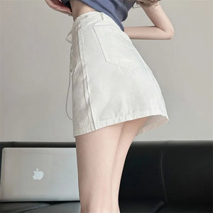 High Waisted Cargo Skirt